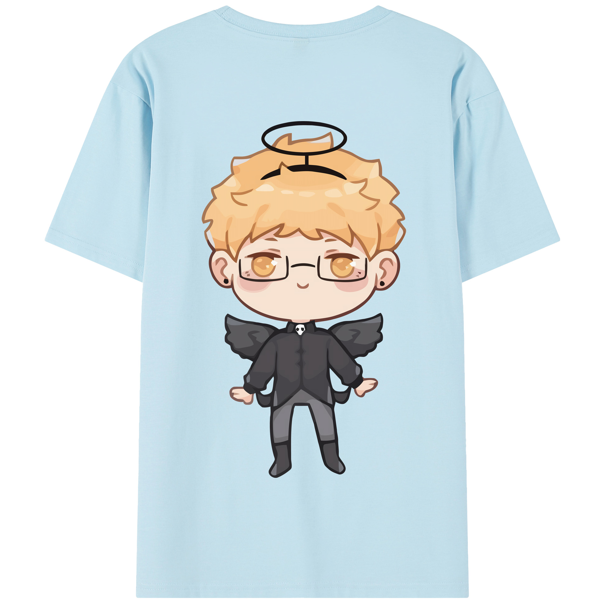 （画像用） ハイキュー!! Haikyu!! 綿100％半袖Tシャツ（背面プリント）